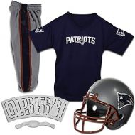 Franklin Sports New England Patriots Kids Football Uniform Set - NFL Youth Football Costume for Boys & Girls - Set Includes Helmet, Jersey & Pants - Small