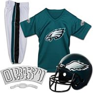 Franklin Sports Philadelphia Eagles Kids Football Uniform Set - NFL Youth Football Costume for Boys & Girls - Set Includes Helmet, Jersey & Pants - Medium