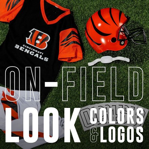  할로윈 용품Franklin Sports Cincinnati Bengals Kids Football Uniform Set - NFL Youth Football Costume for Boys & Girls - Set Includes Helmet, Jersey & Pants - Small