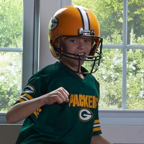  할로윈 용품Franklin Sports Green Bay Packers Kids Football Uniform Set - NFL Youth Football Costume for Boys & Girls - Set Includes Helmet, Jersey & Pants - Medium