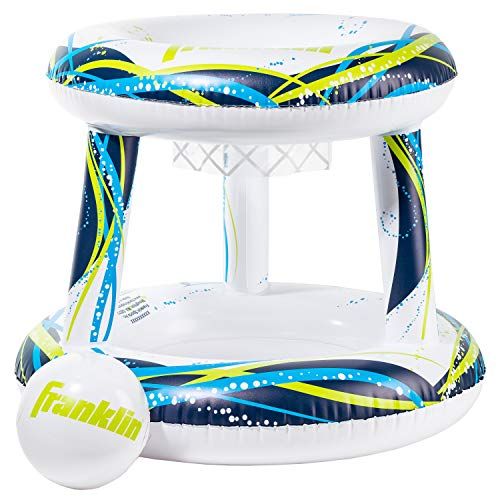  Franklin Sports Floating Basketball - Inflatable Floating Basketball Target - 23 x 27 Basketball Target - Includes Hoop and Ball