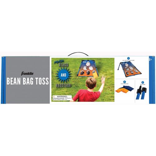  Franklin Sports 6 Hole Bean Bag Toss - Indoor + Outdoor Bean Bag Toss Set with (6) Bags Included - Bean Bag Toss for Kids + Adults