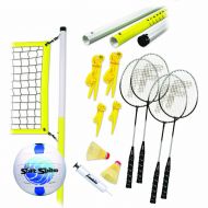 Franklin Sports Advanced Volleyball and Badminton Set