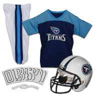 Franklin Sports Deluxe NFL-Style Youth Uniform  NFL Kids Helmet, Jersey, Pants, Chinstrap and Iron on Numbers Included  Football Costume for Boys and Girls