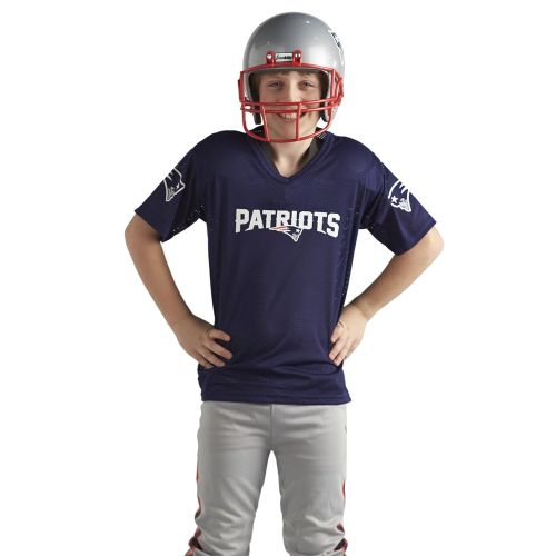  Franklin Sports Deluxe NFL-Style Youth Uniform  NFL Kids Helmet, Jersey, Pants, Chinstrap and Iron on Numbers Included  Football Costume for Boys and Girls