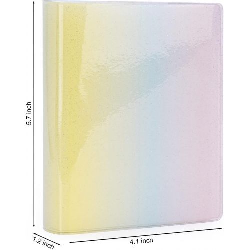  Frankmate Mini 2x3 Photo Album for Fujifilm Instax Mini 7s 8 8+ 9 25 26 50s 70 90 Instant Camera & Name Card Baby Album (Color Glitter)