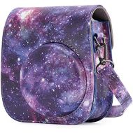 Frankmate Protective & Portable Case Compatible with fujifilm instax Mini 11/9 / 8/8+ Instant Film Camera with Accessory Pocket and Adjustable Strap (Starry Sky Purple)
