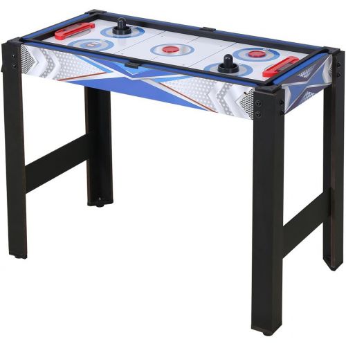  Fran_store Multi Combo Game Table, Folding Multi Game Combination Table Set with Soccer Foosball Table, Pool Table, Hockey Table, Table Tennis Table, Basketball (3FT 5 in 1)