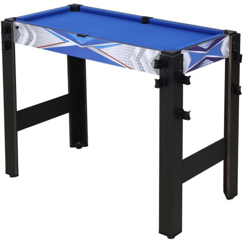  Fran_store Multi Combo Game Table, Folding Multi Game Combination Table Set with Soccer Foosball Table, Pool Table, Hockey Table, Table Tennis Table, Basketball (3FT 5 in 1)