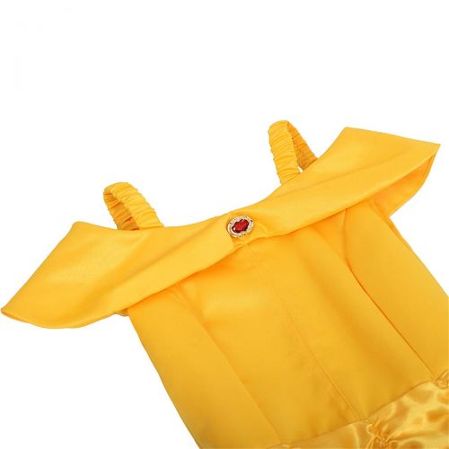  Frawirshau Princess Dresses for Girls Off The Shoulder Belle Dress Up Role Play Costume