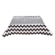 Freckled Sage Oilcloth Products Freckled Sage Black Chevron Oilcloth Tablecloth You Pick the Size