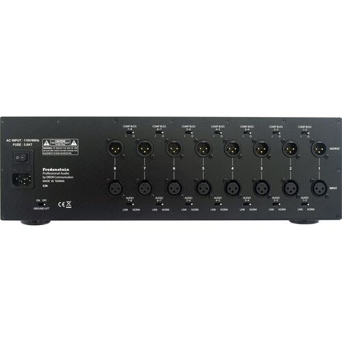  Fredenstein Bento 8 Pro 8-Slot 500-Series Rack Chassis and Headphone Amplifier