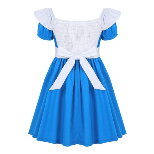  Freebily Little Baby Girls Princess Alices Fancy Dress Cosplay Costume Halloween Birthday Party Outfits