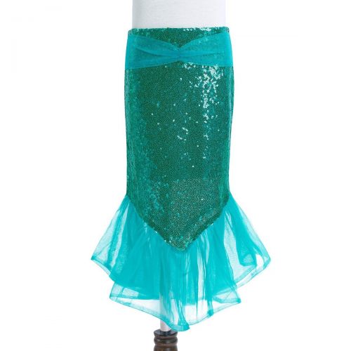  Freebily 2pcs Girls Sequined Little Mermaid Dress Ariel Costume Princess Bikini Fish Tail Swimsuit Halloween Party Cosplay