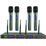 Freeboss FB-V04 4 Handheld Vhf Wireless Microphone