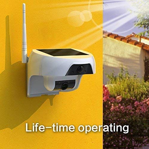  Freecam FREECAM Solar Powered Camera- Wireless Security WiFi IP Camera Built in 16G TF Card,6800mAh Rechargeable Battery, 5M IR, Remote APP, PIR Sensor,for Outdoor Smart Home(C310)