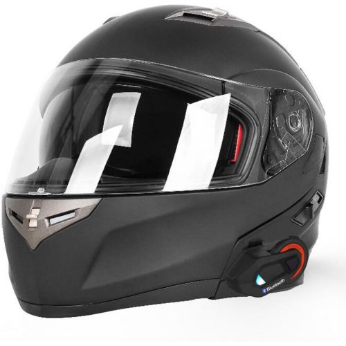  FreedConn Helmet Communication Systems Group Intercom, Waterproof 1000M T-MAX Helmet Bluetooth Headset Talking Intercom Handsfree for Motorcycle Skiing (Full Duplex, 6 Riders Pairing, FM Rad