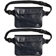 [아마존베스트]Freegrace Waterproof Pouches Set with Waist/Shoulder Strap - Keep Your Phone and Valuables Dry and Safe  Waterproof Dry Bags for Boating Swimming Snorkeling Kayaking Beach Water P