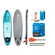 Freein Explorer SUP Inflatable Stand Up Paddle Board ISUP 102/11 ft Long 33 Wide with Sport Camera Mount Package