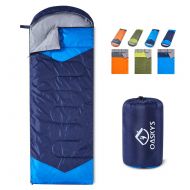 Freeland oaskys Camping Sleeping Bag - 3 Season Warm & Cool Weather - Summer, Spring, Fall, Lightweight, Waterproof for Adults & Kids - Camping Gear Equipment, Traveling, and Outdoors