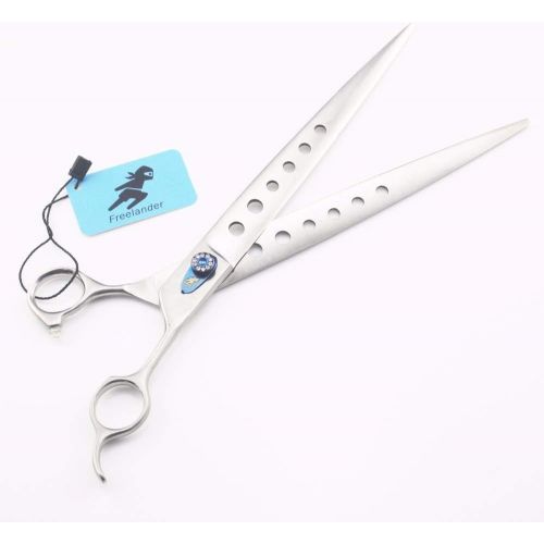  Freelander 10 inch Professional Pet Grooming Scissors Dog Hair Cutting Shears with Bag for Pet Groomer