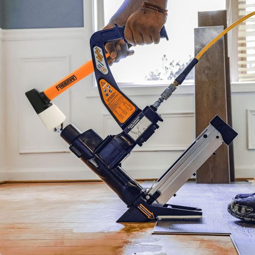  [아마존베스트]Freeman PFL618C Pneumatic 3-in-1 15.5-Gauge and 16-Gauge 2 Flooring Nailer and Stapler