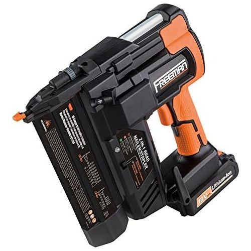  Freeman PE2118G 18 Volt 2-in-1 18 Gauge Cordless Nailer & Stapler