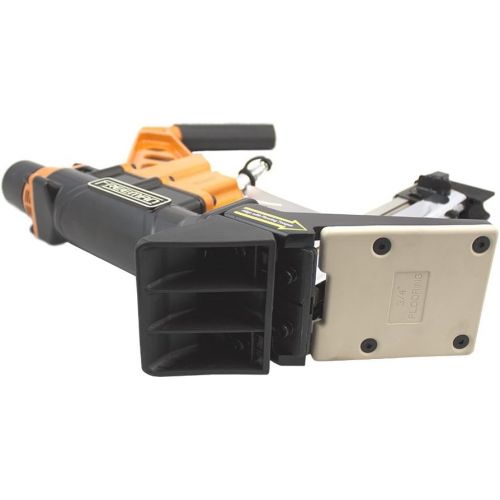  Freeman PDX50C 3-in-1 Flooring Cleat Nailer and Stapler Ergonomic & Lightweight Nail Gun for Tongue & Grove & Hardwood Flooring, Uses T-Cleats, L-Cleats & Staples