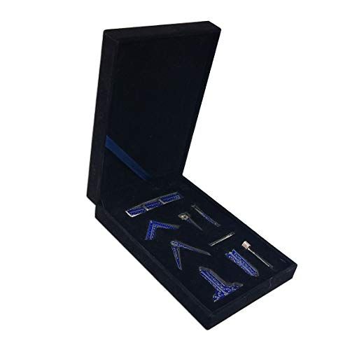  Freemasoner Masonic Blue Lodge Freemason Working Tools Set in Box Accessories