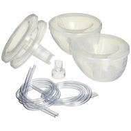 Freemie Collection Cups The Only Hands Free and Concealable Breast Pump Milk Collection System, Clear, 25/28 mm Funnels
