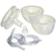 [아마존베스트]Freemie Collection Cups The Only Hands Free and Concealable Breast Pump Milk Collection System, Clear, 25/28 mm Funnels