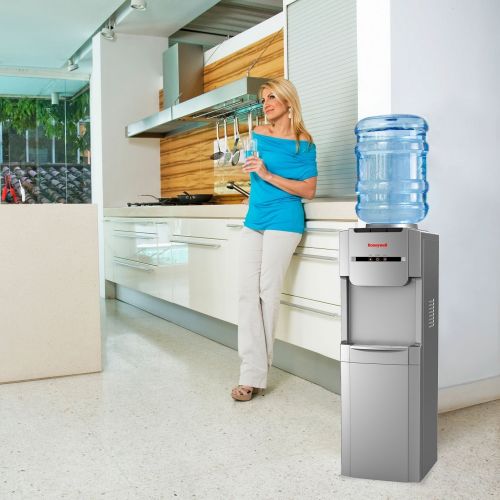  Freestanding Hot & Cold Drinking Water Dispenser HWBAP1073S By Honeywell - Stainless Steel Tank - Anti-Bacterial Technology by Honeywell