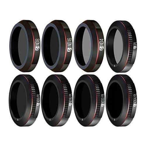  Freewell All Day  4K Series  8Pack ND4, ND8, ND16, CPL, ND8PL, ND16PL, ND32PL, ND64PL Camera Lens Filters Made for DJI Mavic 2 ZoomMavic 2 Enterprise Drone