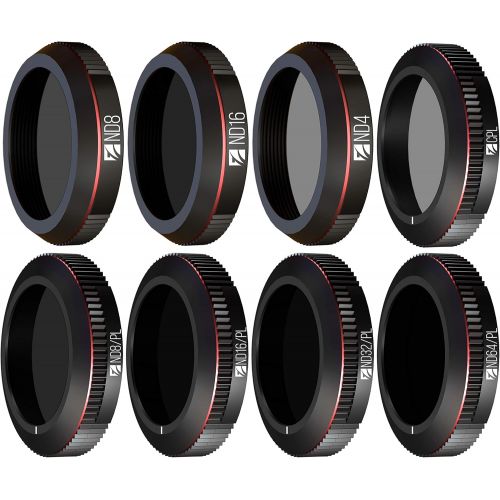  Freewell All Day  4K Series  8Pack ND4, ND8, ND16, CPL, ND8PL, ND16PL, ND32PL, ND64PL Camera Lens Filters Made for DJI Mavic 2 ZoomMavic 2 Enterprise Drone