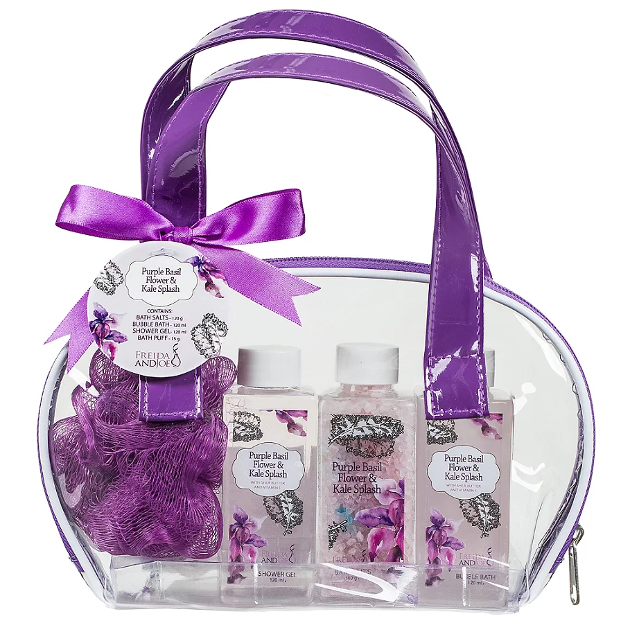 Freida & Joe Purple Basil Flower & Kale Splash Gift Bag