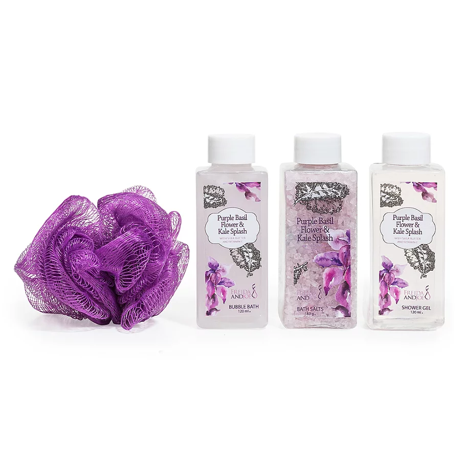  Freida & Joe Purple Basil Flower & Kale Splash Gift Bag