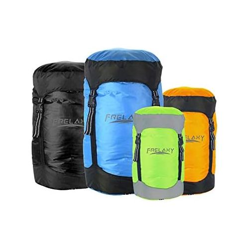  Frelaxy Compression Sack, 40% More Storage! 11L/18L/30L/45L/52L Compression Stuff Sack, Water-Resistant & Ultralight Sleeping Bag Stuff Sack - Space Saving Gear for Camping, Hiking