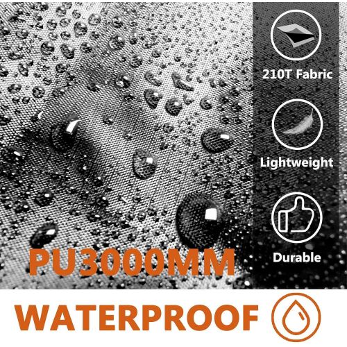  Frelaxy Lightweight Tent Footprint, Waterproof Camping Tarp, Compact Ground Tarp, Reduce 30% More Weight for Backpacking, Hiking, Camping, Outdoor
