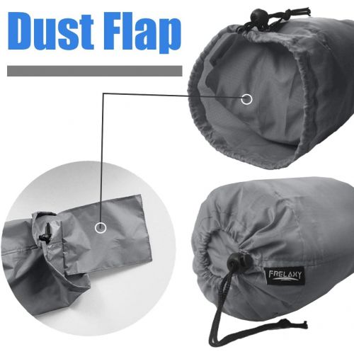  Frelaxy Stuff Sack Set 5-Pack (3L&5L&9L&15L&20L), Ultralight Ditty Bags with Dust Flap for Traveling Hiking Backpacking