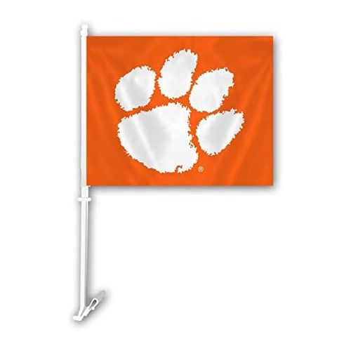  Fremont Die NCAA Clemson Car Flags, Multicolor, One Size