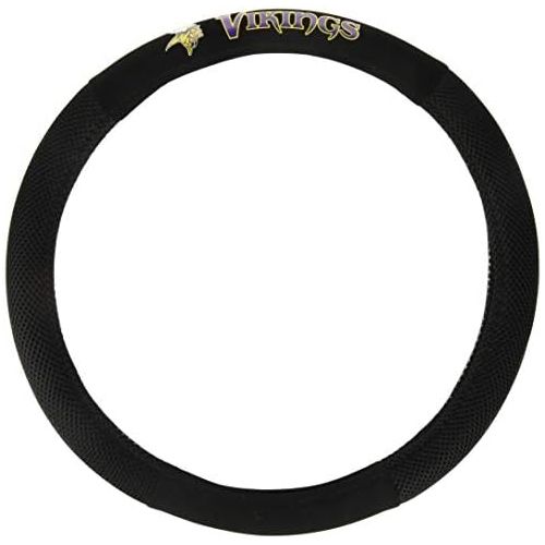  Fremont Die NFL Minnesota Vikings Poly-Suede Steering Wheel Cover