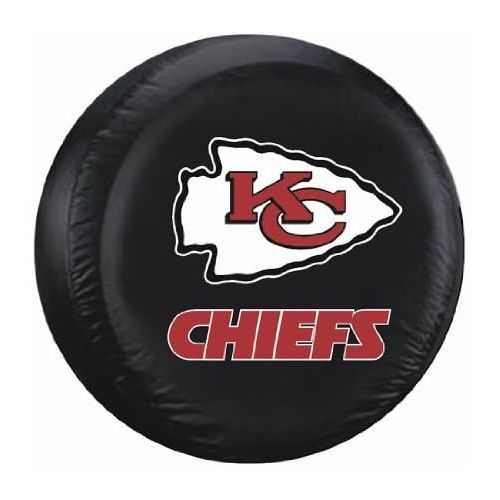  Fremont Die Kansas City Chiefs Black Spare Tire Cover