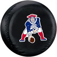 Fremont Die New England Patriots Black Throwback Design Tire Cover - Standard Size