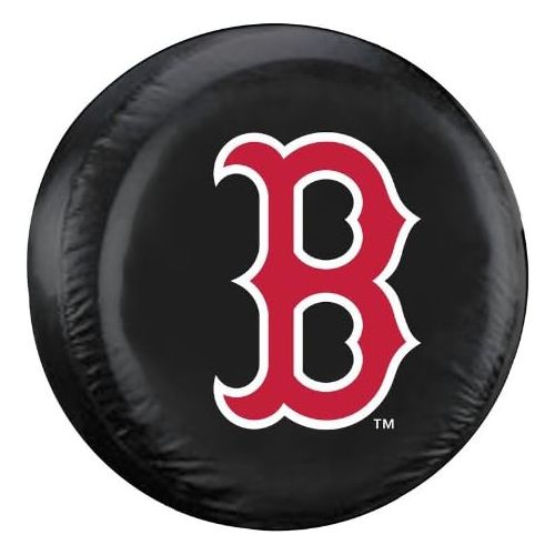  Fremont Die MLB Boston Red Sox Tire Cover, Black, Large