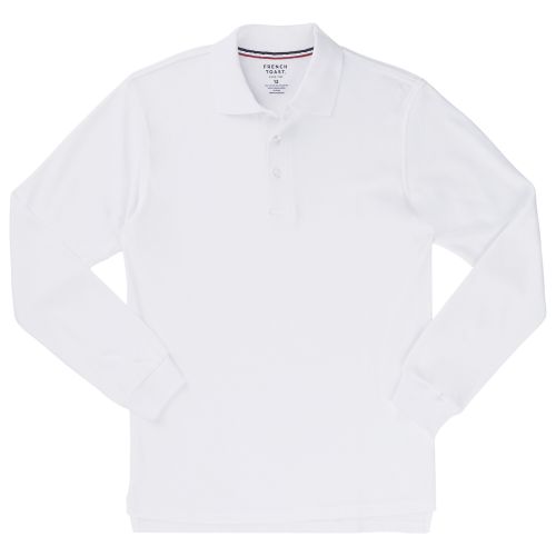  French Toast Boys Interlock Long Sleeve Polo by French Toast