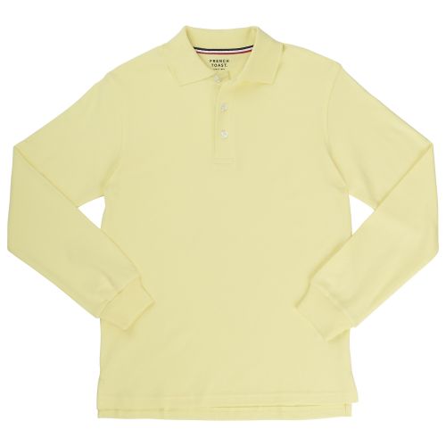  French Toast Boys Interlock Long Sleeve Polo by French Toast