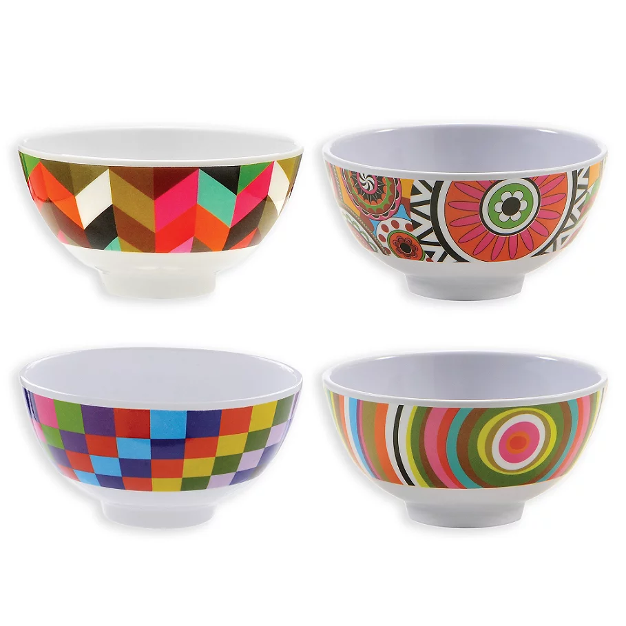  French Bull Mini Bowls in Multi (Set of 4)