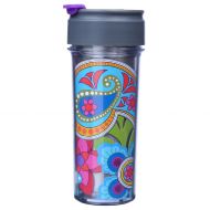 French Bull - Stainless Steel Travel Mug - Raindrop Cup - Insulated Mug for Hot and Cold - Raj