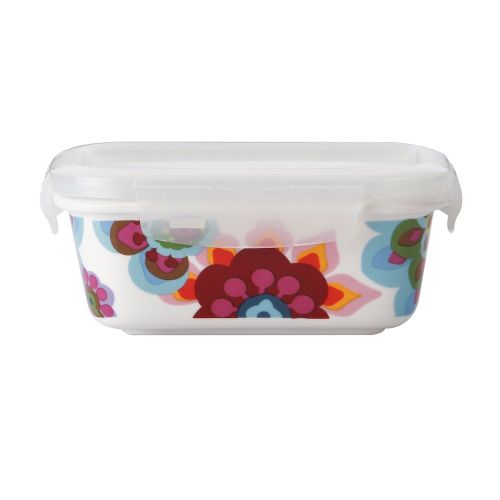  French Bull 3 Piece Porcelain Food Storage Container Set - Lunch, Airtight - Gala