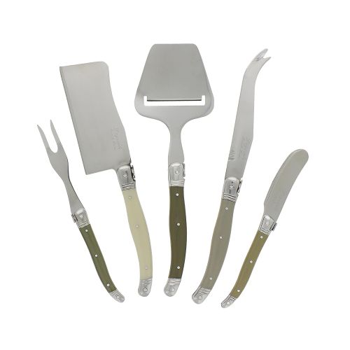  French Home LG035 5 Piece Cheese Knife Set, Mist